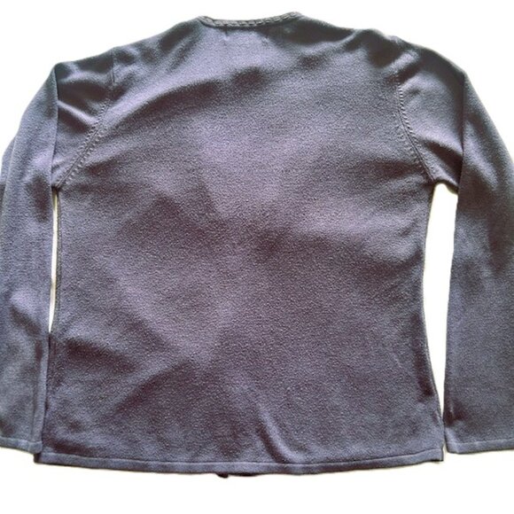 Radcliffe Cardigan Faux Layered Ladies XL Purple Fo3388MW Read - Picture 2 of 7